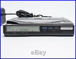 Vintage 1987 Sony D-T10 Discman withBP-100 Battery, Power Adapter, Manual & Case