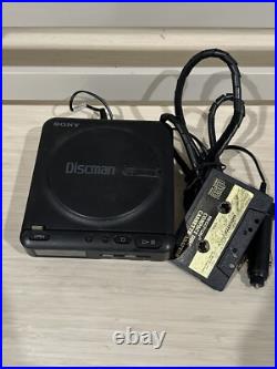 Vintage 1989 Sony Discman D-2 Compact Disc CD Walkman Player Made In Japan
