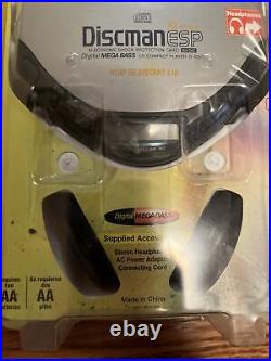 Vintage 1990S Nos Sony ESP Discman D-E301/SC Portable Cd Player