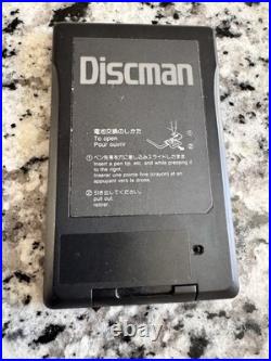 Vintage 1993 Sony D-225CR Discman CD Compact Player With Box Tested & Works