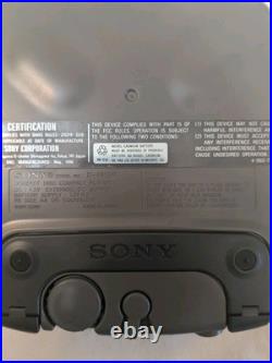 Vintage 1996 SONY Sports Discman CD Player D-451SP WITH MDR-W14 Headphone TESTED