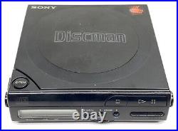 Vintage 80s SONY Discman Model D-3 Portable CD Player BP-3 Battery Pack UNTESTED