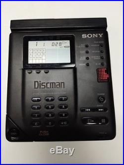Vintage'90s Sony D-35 Discman with AC Adapter and AA Battery Case Works Great