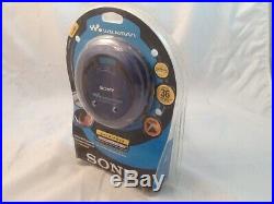 Vintage Collectible Sony D-EJ621 CD Walkman Personal Portable CD Player Blue