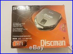 Vintage Discman Sony D-171 Nuevo(solo abierto para probar)portable CD Player