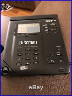 Vintage Diskman Sony D-350 CD-Player / Rare with case
