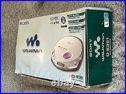 Vintage Fully Boxed Sony DE351 CD Walkman Never used All Original Parts