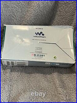 Vintage Fully Boxed Sony DE351 CD Walkman Never used All Original Parts