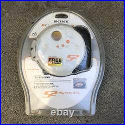 Vintage NEW Sony Walkman Sports S2 D-SJ301 CD Player G-Protection