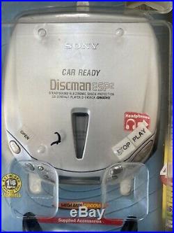 Vintage Portable Sony Discman ESP2 With Car Kit Brand New In Box