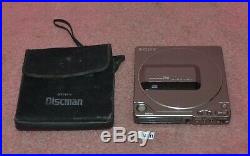 Vintage RARE Sony Discman Portable CD Player Model D-250