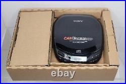 Vintage SONY Car Discman Mega Bass D-835K Complete Set TESTED WORKING CLEAN