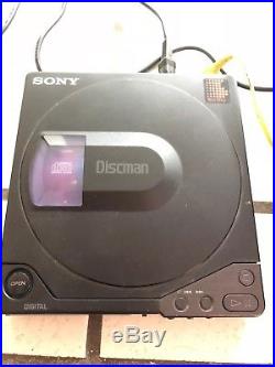 Vintage SONY D-15 Disc Man CD Metal Case Power Battery Please Read Description