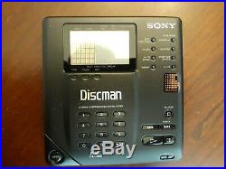 Vintage SONY D-35 Portable CD Player Discman with Accessories Very Rare