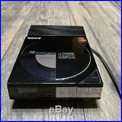 Vintage SONY D-5A CD Compact Disc Player WithAC-D50 Adapter Exc. Original 1985