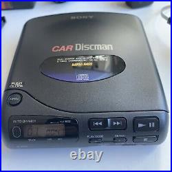 Vintage SONY D-802K Car Discman Portable CD/Walkman Player Tested