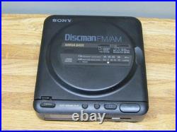 Vintage SONY D-T24 Discman AM/FM CD Player In Original Box Tested & Works