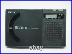 Vintage SONY DISCMAN D-1000 CD Player with Power Adapter Tested! Free Shipping