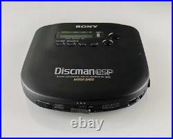 Vintage SONY Discman D-335 ESP DAC 1 Bit Portable CD Player with Case WORKS