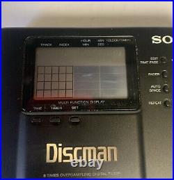 Vintage SONY Discman D-35/D-350 Mega Bass Audiophile Portable Compact CD Player