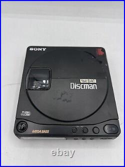 Vintage SONY Discman Personal CD player D-99 Walkman Full Metal Body Untested