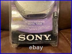 Vintage Sealed Sony CD Walkman D-FJ210 EXTREAMLY RARE! TV/WEATHER/FM/AM