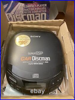 Vintage Sony CD CAR Discman Player D-838K With Wireless Remote AC DC In Box