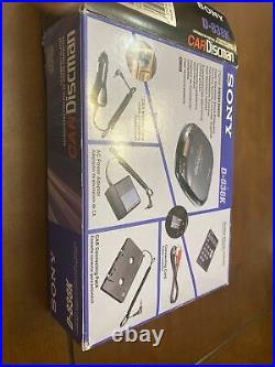 Vintage Sony CD CAR Discman Player D-838K With Wireless Remote AC DC In Box