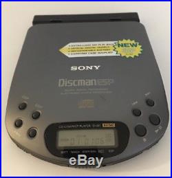 Vintage Sony CD Discman ESP Model D-321 RARE It/337