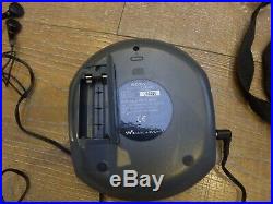 Vintage Sony CD Walkman D-E351 Blue Portable CD Player ESP MAX CD-R/RW
