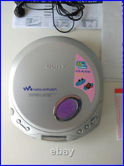 Vintage Sony CD Walkman D-E351 Complete Working Excellent