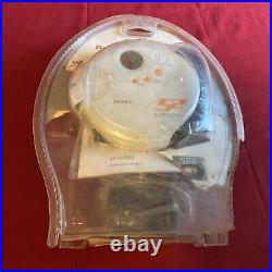 Vintage Sony CD Walkman D-SJ301 Portable CD Player New! Read