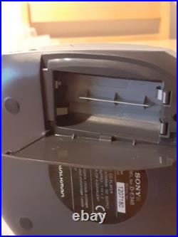 Vintage Sony CD Walkman ESP Max D-E340 Silver Opened Barely used SEE VIDEO