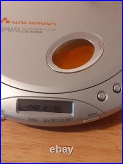 Vintage Sony CD Walkman ESP Max D-E340 Silver Opened Barely used SEE VIDEO