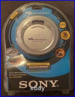 Vintage Sony CD Walkman Personal Portable CD Player Silver D-EJ621 S