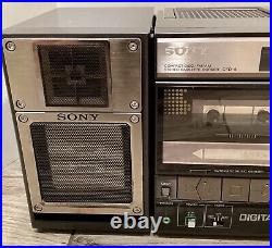 Vintage Sony CFD-5 Boombox Radio CD Cassette Player Read