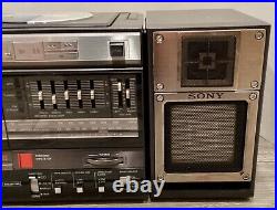 Vintage Sony CFD-5 Boombox Radio CD Cassette Player Read