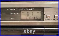 Vintage Sony CFD-5 Boombox Radio CD Cassette Player Read