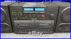 Vintage Sony CFD-765 AM/FM Boombox Cassette Tape CD Portable player