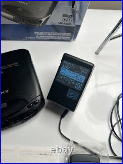Vintage Sony D-148CR Discman Mega Bass Portable CD Player Rare + Remote