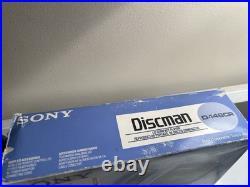 Vintage Sony D-148CR Discman Mega Bass Portable CD Player Rare + Remote