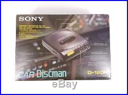 Vintage Sony D-180K Portable Compact Disc CD Player Car Discman New In Box NOS