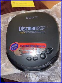 Vintage Sony D-242CK Discman ESP Portable CD Player Walkman Grade A Fast Ship