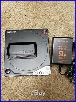 Vintage Sony D-250 Discman Portable CD Player Very Rare As Is Parts Repair