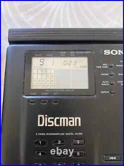 Vintage Sony D-35 Discman Portable CD Player Fully Tested Working