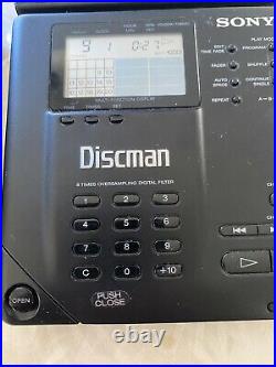 Vintage Sony D-35 Discman Portable CD Player Fully Tested Working