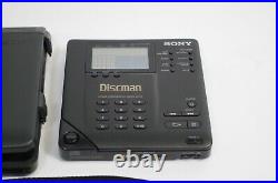 Vintage Sony D-35 Discman Portable CD Player WithCase As Is