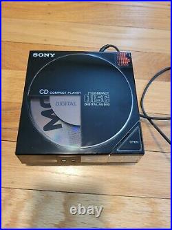 Vintage Sony D-5 Compact Disc CD Player with Sony Power Cord-Parts or Repair