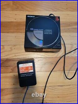 Vintage Sony D-5 Compact Disc CD Player with Sony Power Cord-Parts or Repair