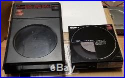 Vintage Sony D-5 Portable Compact Disc CD Player Dock Station Ebp-9lc Working 19